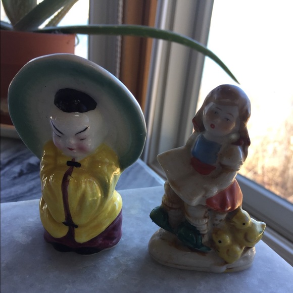 Accents Small Cute Figurines Asian Girl Made In Japan Poshmark